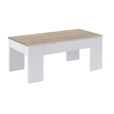 Biaggio Lift Top Four Leg Coffee Table with Storage