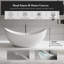 Baignoire de trempage autoportante blanche à surface solide 71 "x 31" avec trop-plein et bonde escamotable MonBlari-131406448