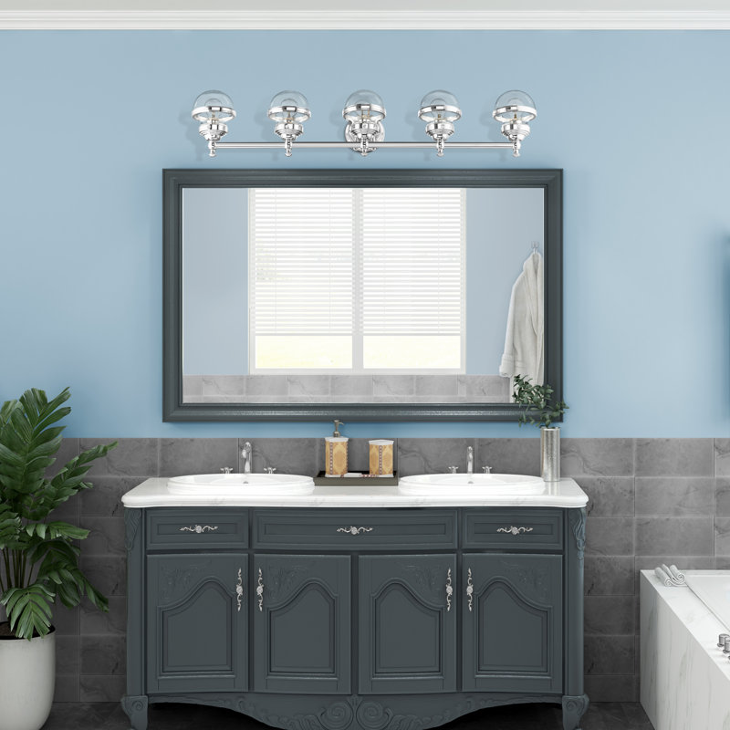 Sparks 5 - Light Dimmable Vanity Light, Polished Chrome