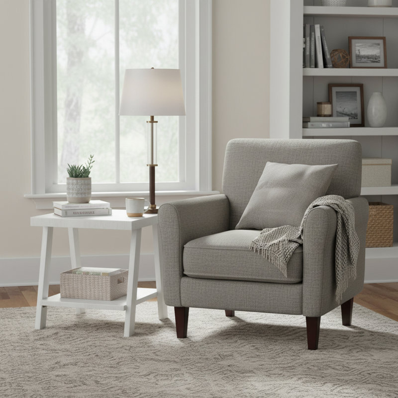 Table de bout Contemporary, Blanc