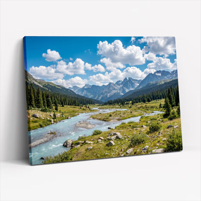 «Mountain River», reproduction d'art sur toile, ensemble de 1