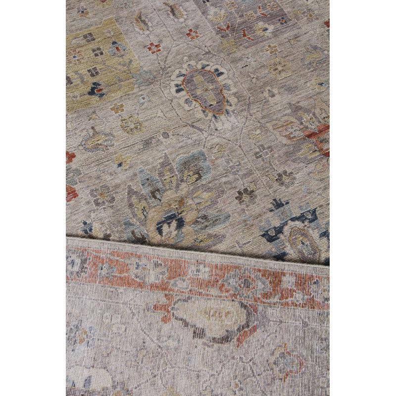 Heirloom Wool Floral Area Rug, Rectangle 6' x 9'