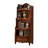 European Style Solid Wood Carved Bookcase Storage Bookcase