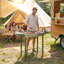 Outsunny 118cm W Combo Charcoal Grill