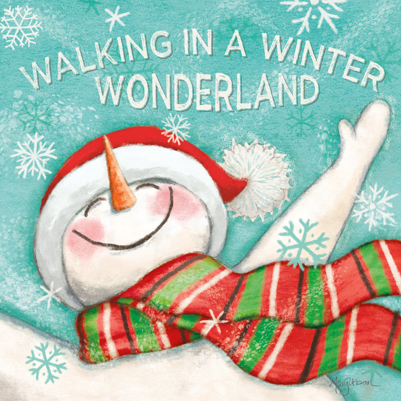 Let It Snow V, H 12 po x l 12 po, Non, Toile tendue