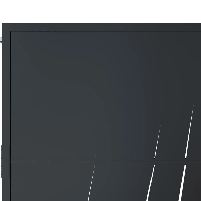 Oliphant Metal Gate, Anthracite, 80cm H x 105cm W x 3.9cm D