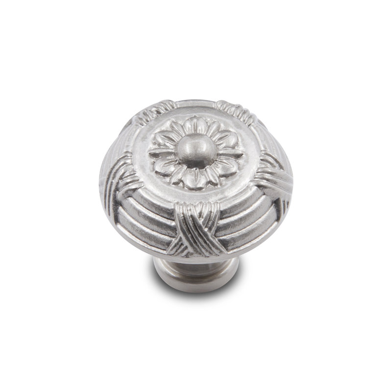 CK Series 1 1/2" Diameter Mushroom Knob, Satin Nickel (Pewter), Small