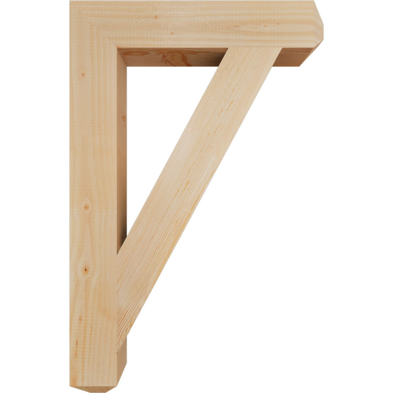 Support pour artisan traditionnel, H 34 po x l 3,5 po x P 22 po, Douglas (lisse)