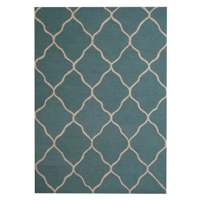 Wool Geometric Indoor Rug