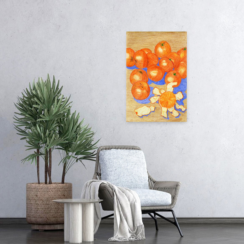 Art contemporain contemporain rustique, H 24 po x l 16 po