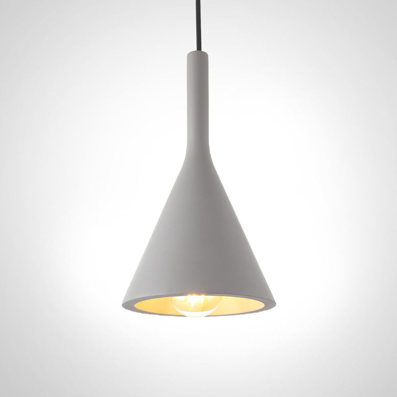 Sohn 1 - Light Cone Pendant, Grey, Black