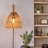 Abaza Solid Wood Plug-in Armed Sconce