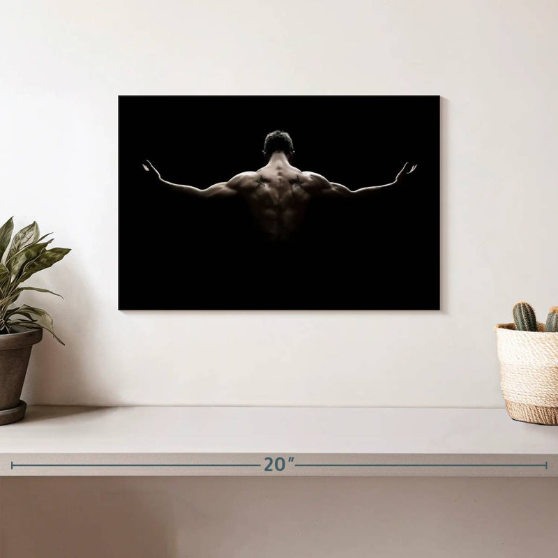 Senne Muscular Back, 8" H x 12" W