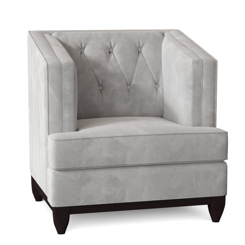 Ali Armchair, Bella White Performance Velvet