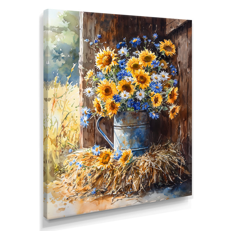 Donda - Floral Wall Art, Toile tendue, Ne s’applique pas, H 20 po x l 12 po
