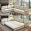 Canapé modulaire rembourré (beige, blanc)-1448341067