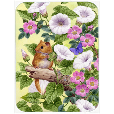 Caroline's Treasures Dormouse Glass Cutting Board