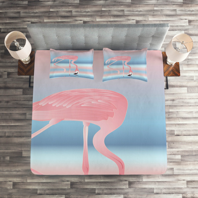 Polyester Coverlet, King Bedspread + 2 Shams