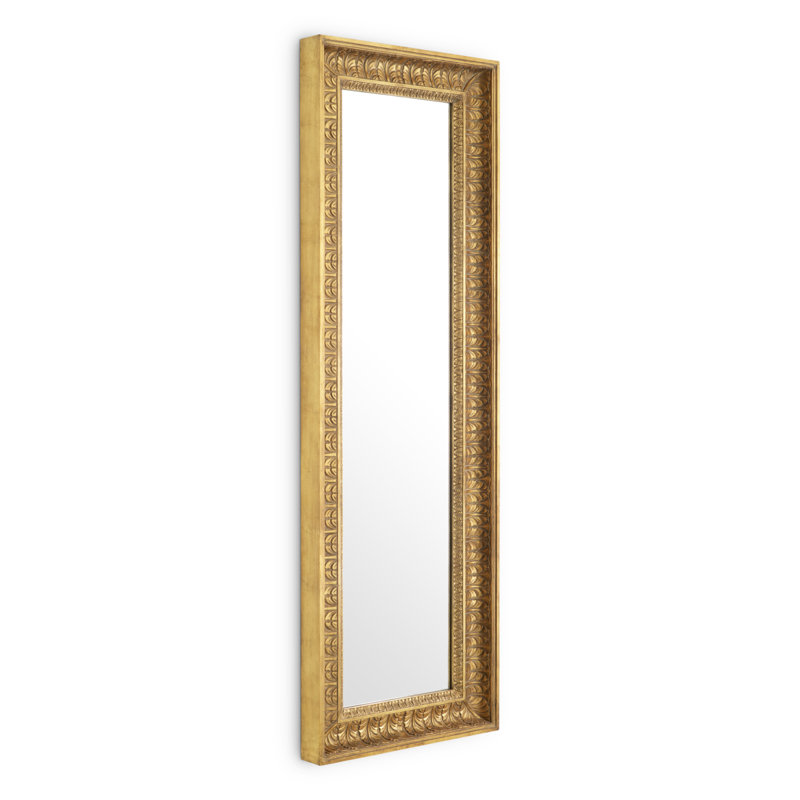 Sahure Rectangle Solid Wood Mirror