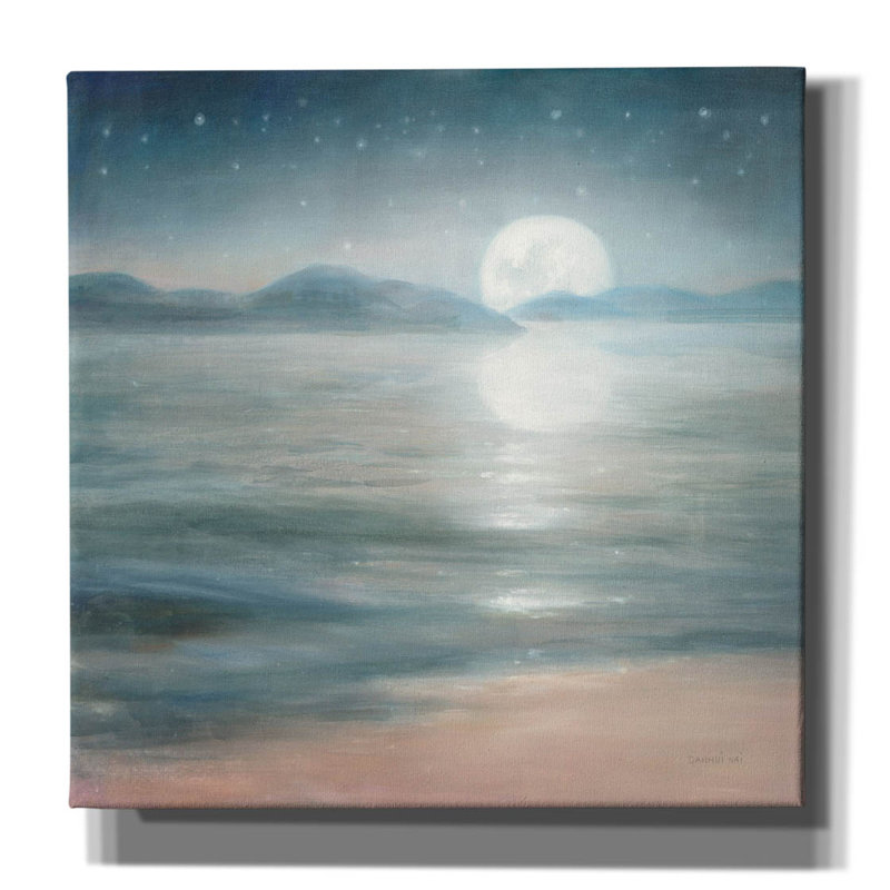 «Half Moon Dream» par Danhui Nai, art mural sur toile, H 26 po x l 26 po