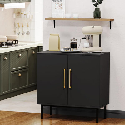 Armoire de rangement avec portes, armoire autoportante, buffets en bois