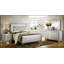 Commode 1 pièce de style contemporain avec texture crocodile, poignées en diamant et tiroirs à queue d'aronde anglaise pour les chambres à coucher modernes