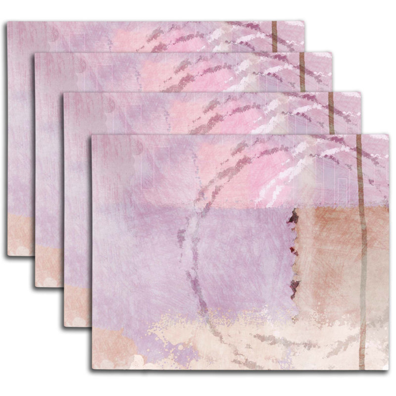 Napperon abstrait en polyester