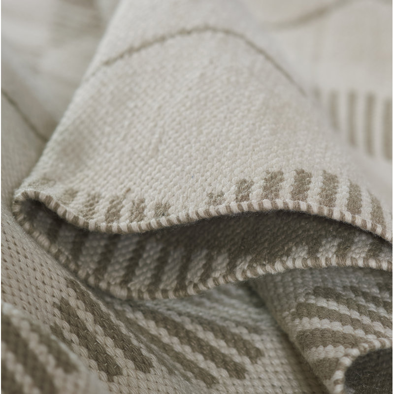 Tapis intérieur / extérieur beige tissé à la main Malmo, Rectangle 3 pi 6 po x 5 pi 6 po