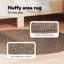 Rug Brown Polyester Diameter 120 Cm Area Rugs Round Contemporary-2146098967