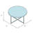 Eddyville Frame 2 Piece Round Nesting Tables-1116101246-1178647748