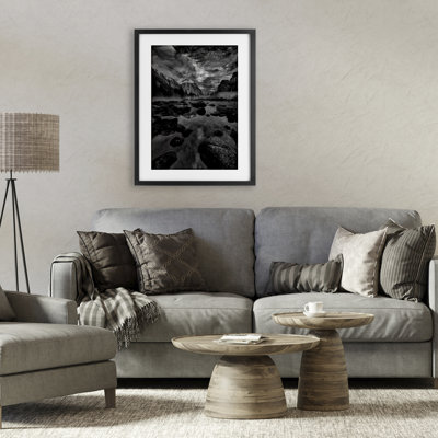 «Morning In Yosemite Valley», reproduction sous verre encadrée, conception de Jon Evan