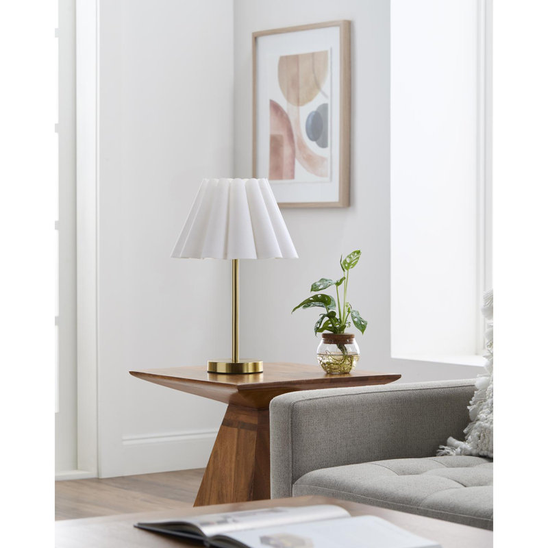 Condurso Accent Table Lamp, 17.5" H x 12" W x 12" D, Gold