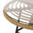 Orlando Outdoor Glass Top Faux Rattan Side Table,Tempered Glass Top End Table For Balcony Porch Deck-314546458