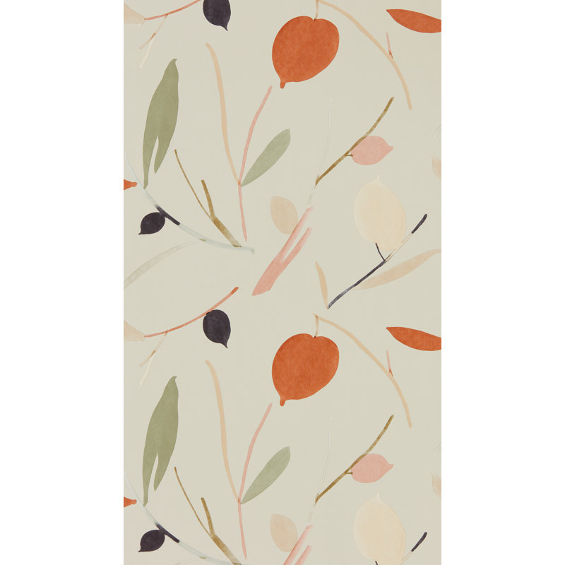 10.05m x 52cm Matte Wallpaper Roll, Spice/Raffia