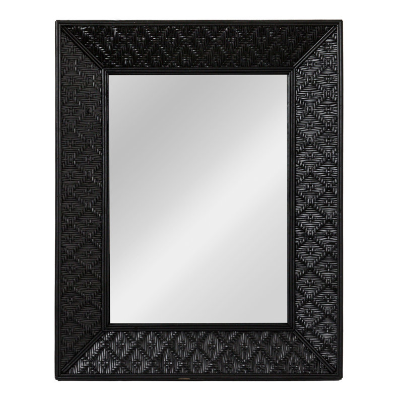 Miroir mural Ferrier, Noir