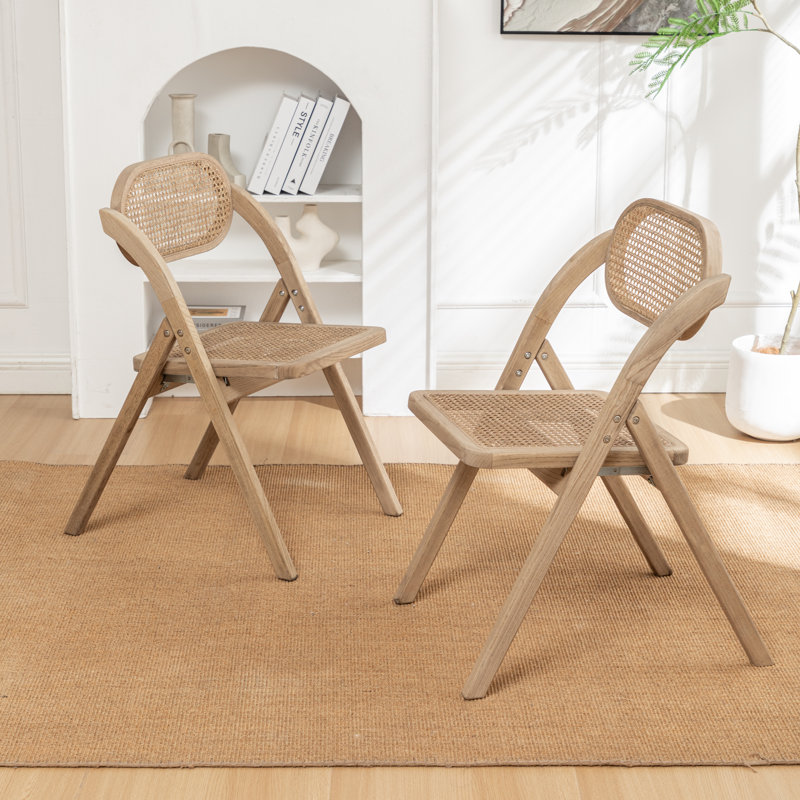 Chaise pliante en bois massif Reseda