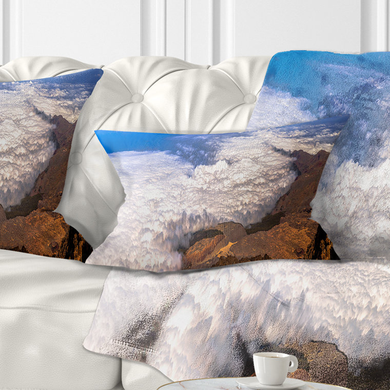 Coussin lombaire panoramique seascape teide view