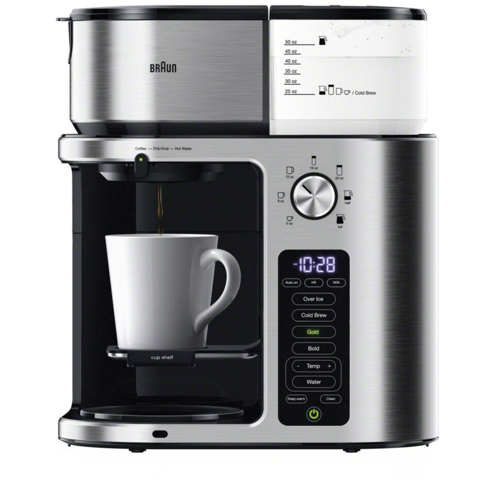 Braun MultiServe Plus 10- Cup Pod Free Drip Coffee Maker Braun