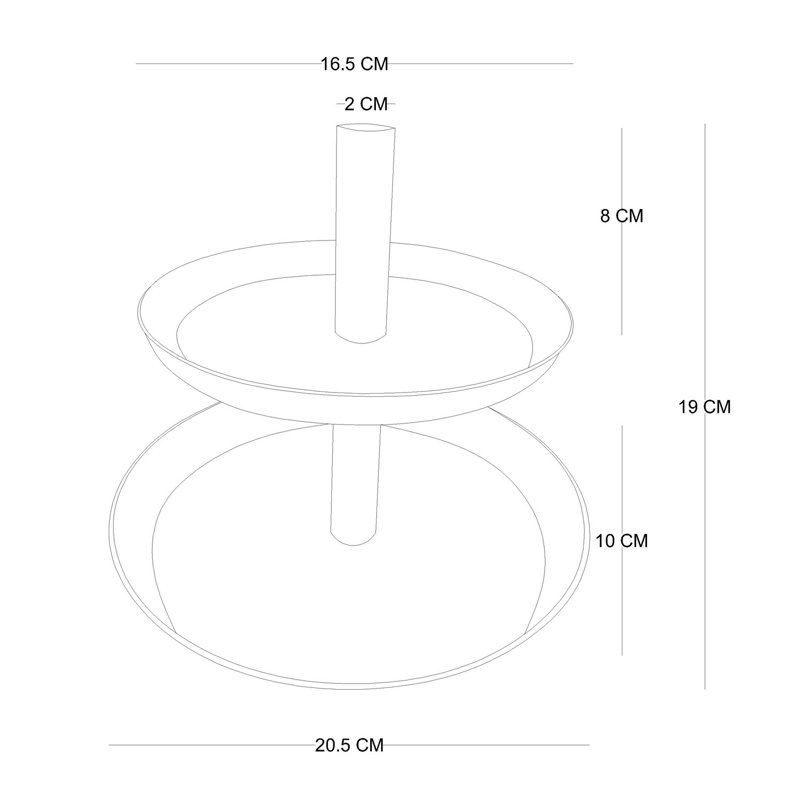 17 Stories Saavan Serving Dish, White