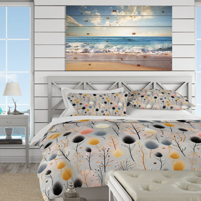 Soft Grey Botanical Plans Duvet Cover