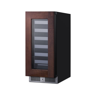 Summit Appliance 15" Wide Panel Ready Built-In Residential Shallow 18" depth Wine Cellar