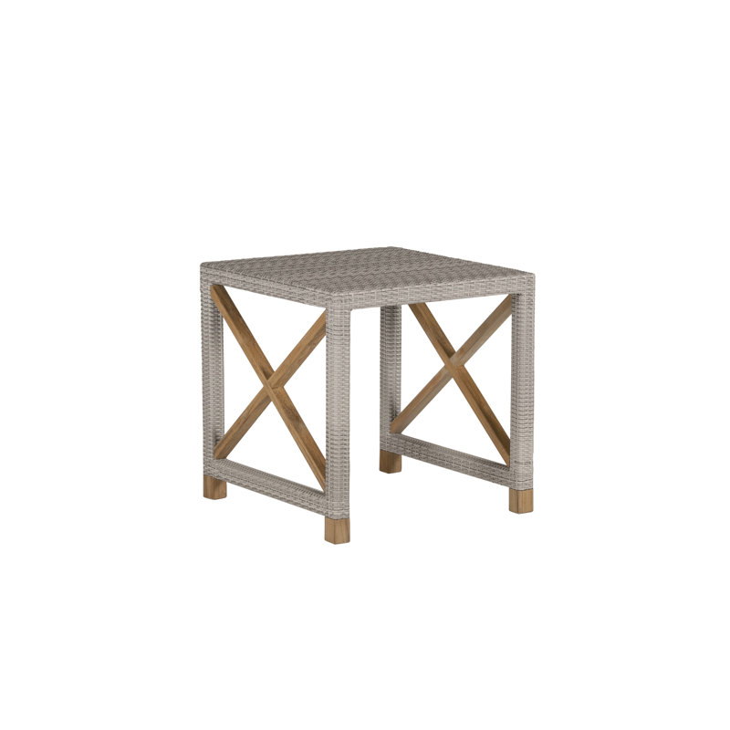 Jupiter Outdoor Square Side Table, Jupiter Granite