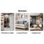 Armoire à chaussures de style japonais - décor minimaliste moderne de couleur bois convenant au couloir et au salon 03-2036303229