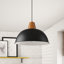 Luminaire suspendu conique à 1 lumière Bernyce-1356188216-1356188222