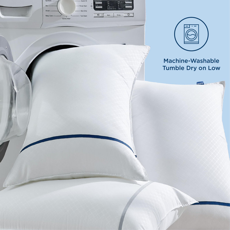 Pillows Queen Size Set Of 2 - Queen Pillows Set Of 2, Hotel Collection Bed Pillows For Sleeping With Breathable Cover Soft & Supportive Pillows For Side, Back Or Stomach Sleepers