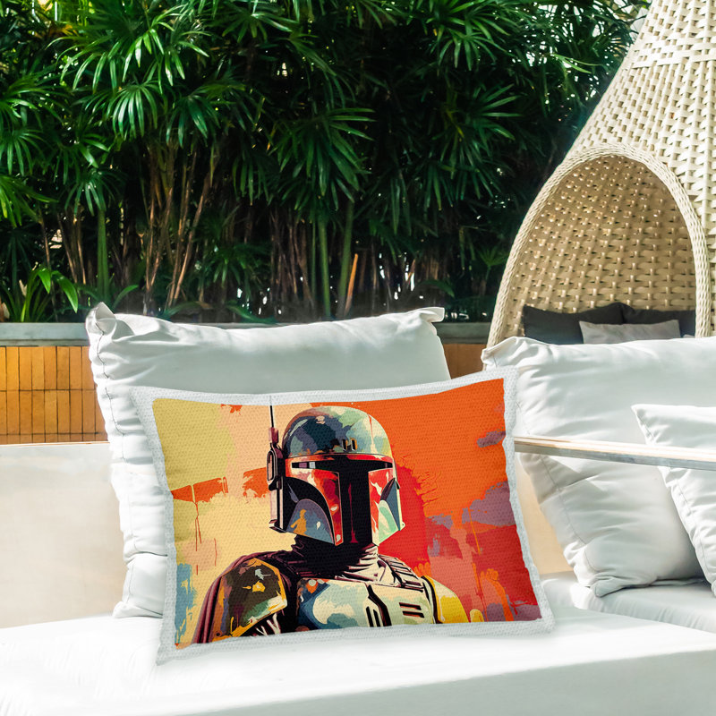 Abstract Outdoor Throw Pillow