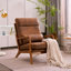Fauteuil en bois massif l 25,6 po Elizabeth avec support lombaire Elizabeth