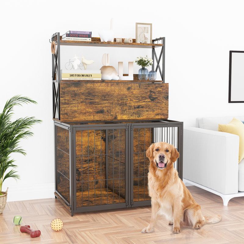 Cage pour chien 41 po 41 po avec 4 tablettes