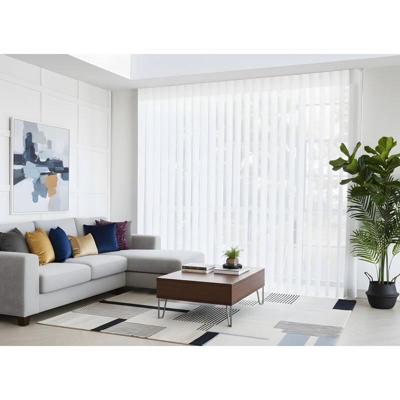 Voilages verticaux filtrant la lumière, 25 Panels, 15.75" W x 48" L