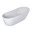 Baignoire de trempage autoportante 66,90 po x 31,50 po